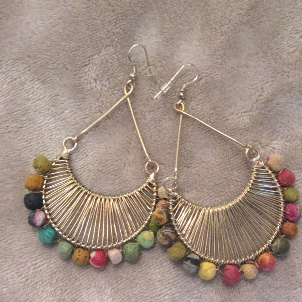 Global earrings